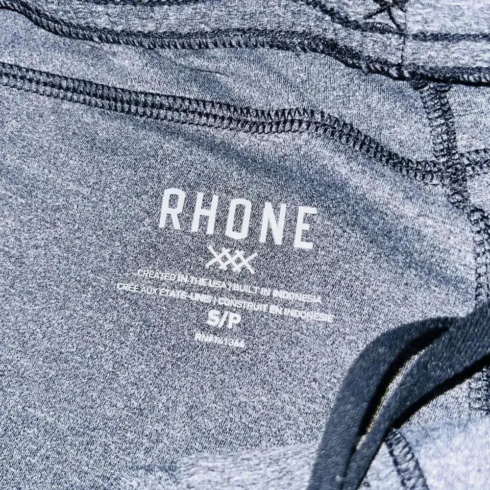 Rhone Men's Spar Jogger Pants Elastic Waist Heather Gray Size Small Petite